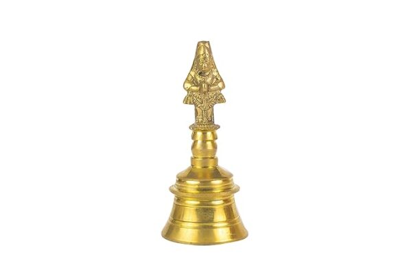 Traditional Brass Bell/Ghanti for Pooja/Worship for Temple Home - 4" inch Hanuman