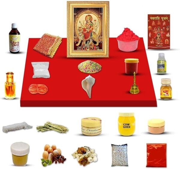 Sampoorna Ambe MATA Puja Kit/Navratri Poojan Samagri