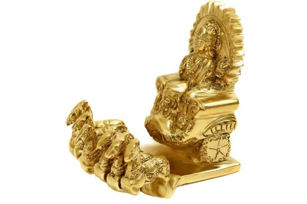 Brass Surya Idol / Surya Planet Statue / Hindu Religion Sculpture (SMALL)