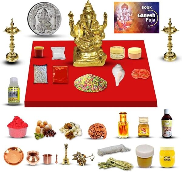 Sampoorna Ganesh Puja Kit/Ganpati Poojan Samagri