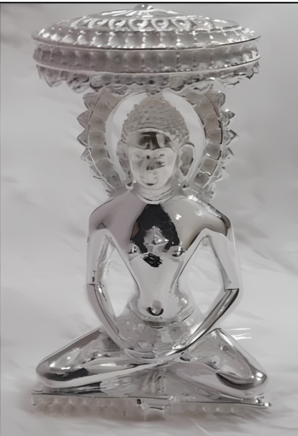 Mahavir Swami Idol in Pure 925 Silver
