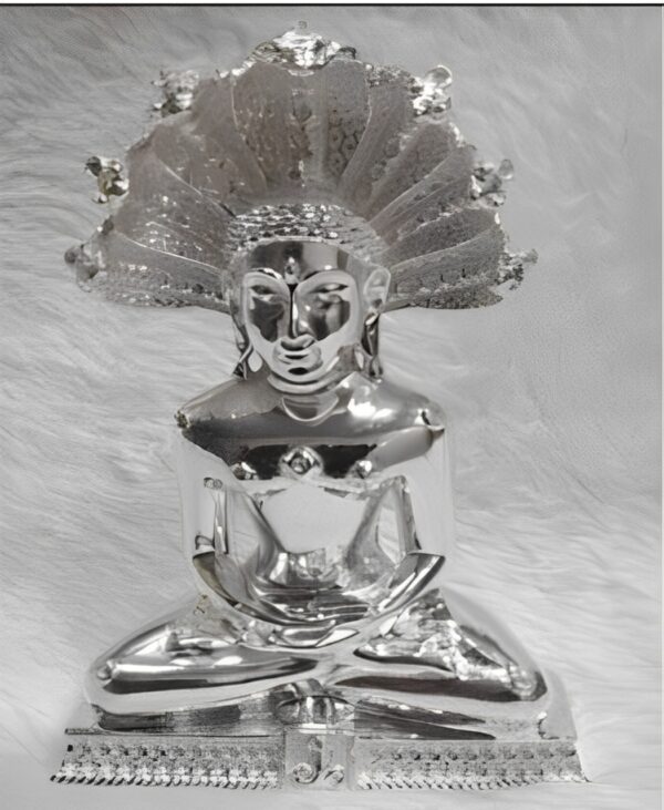 Parshvanath Idol in Pure 925 Silver