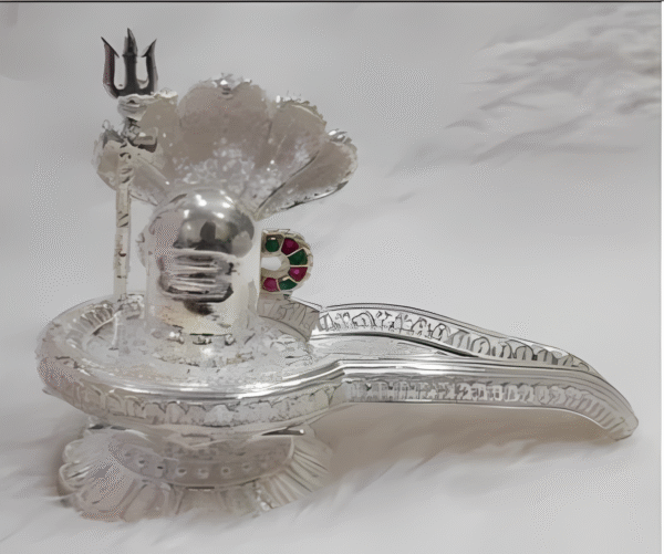 Shivling Idol in Pure 925 Silver