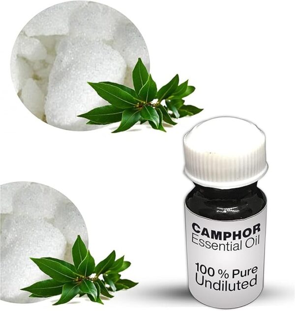 Camphor Essential Oil / 100% Pure Camphor Undiluted Essential Oil Premium Quality