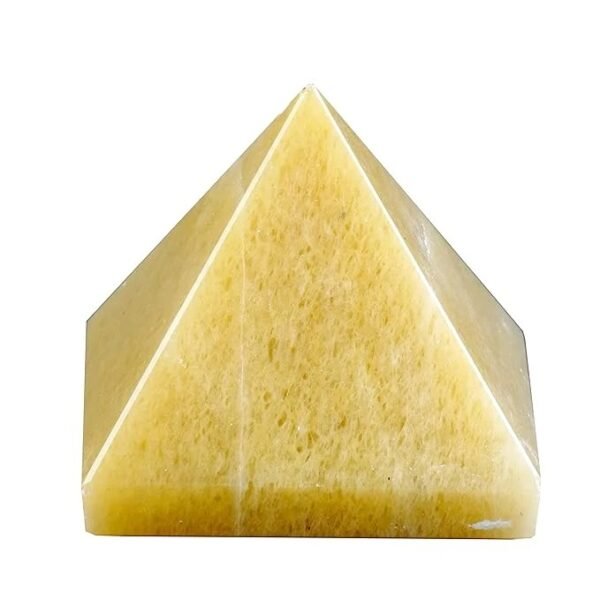 Yellow Aventurine Pyramid Crystal Pyramid Reiki Healing Pyramid Gemstone Pyramid, Size 35 MM