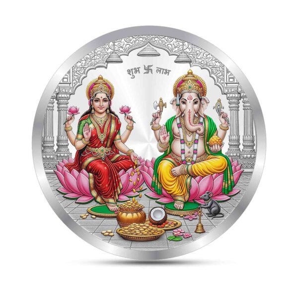 Ganesh Laxmi / Ganesh Lakshmi 999 Pure Silver Coin