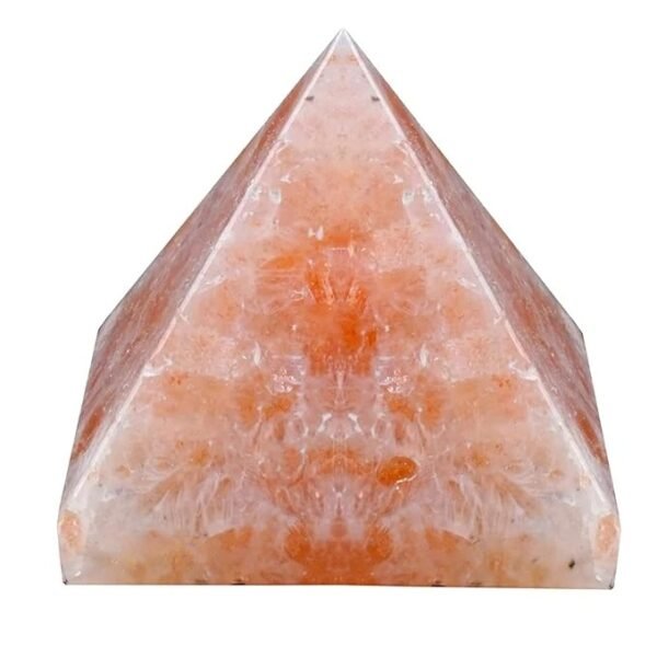Sunstone Pyramid Crystal Healing Stone Pyramid Reiki Healing Pyramid Chakra Crystals, Size 30 MM