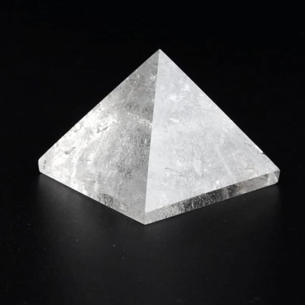 Clear Quartz Pyramid Reiki Healing Stone Pyramid Chakra Crystals Pyramid, Size 25 MM