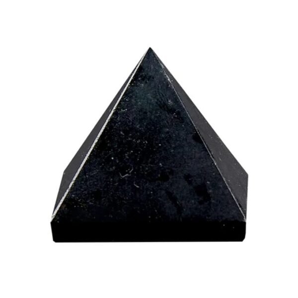 Black Tourmaline Pyramid Crystal Pyramid Reiki Healing Crystals Chakra Stone Pyramid, Size 25 MM Approx.