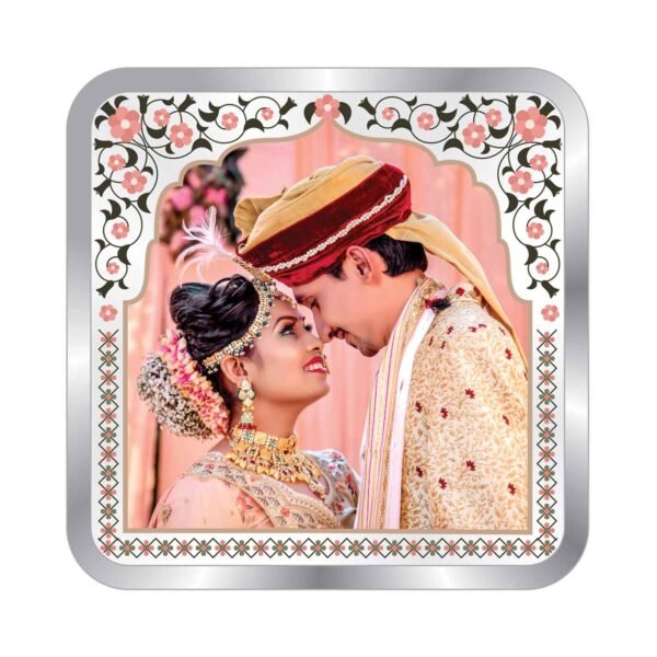 999 Pure Silver Wedding Gift Coin with Name & Photo – Unique Personalized Gift