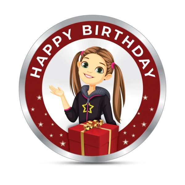 999 Pure Silver Birthday Coin with Name & Photo – Unique Personalized Gift