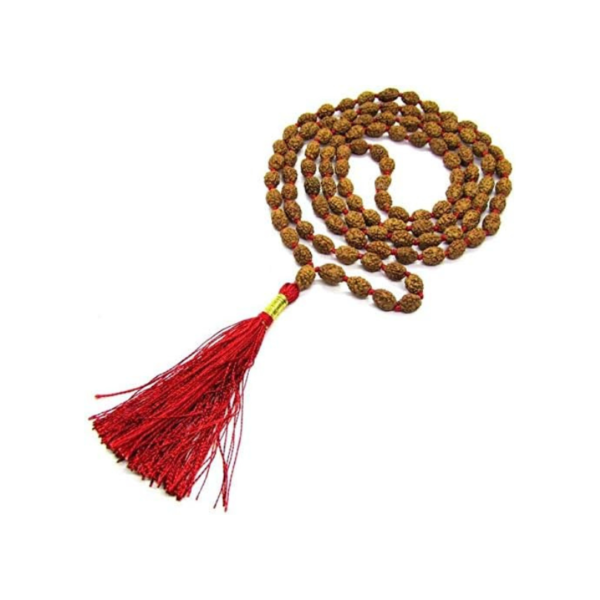 3 Mukhi Indonesian Rudraksha Mala 108 Beads Lab Certified