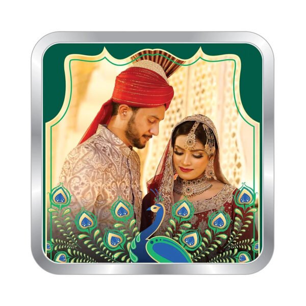 999 Pure Silver Anniversary Coin with Name & Photo – Unique Personalized Gift