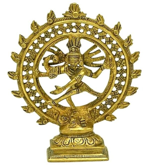 Shiva Natraj 15cm Brass Idol/Statue, 400g