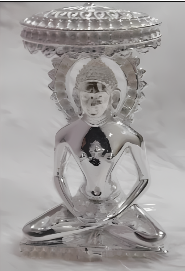 Mahavir Swami Idol in Pure 925 Silver