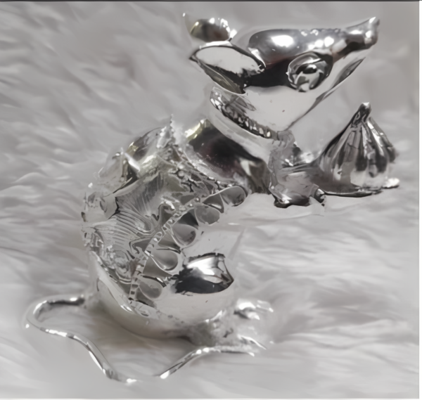 Mushak Idol in Pure 925 Silver