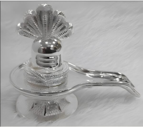Shivling Idol in Pure 925 Silver