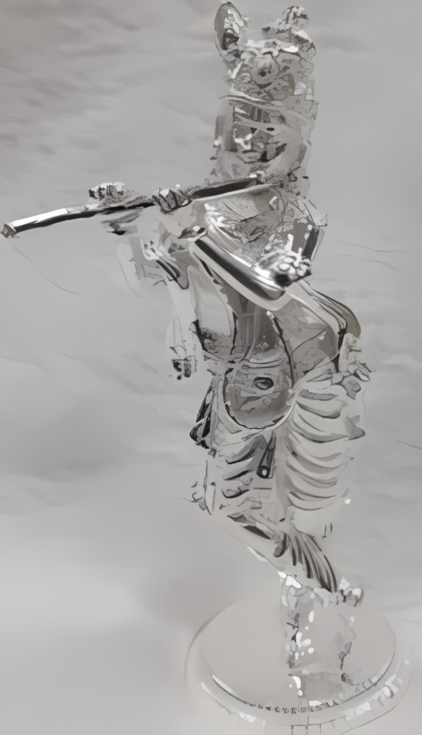 Shree Krishna Idol in Pure 925 Silver